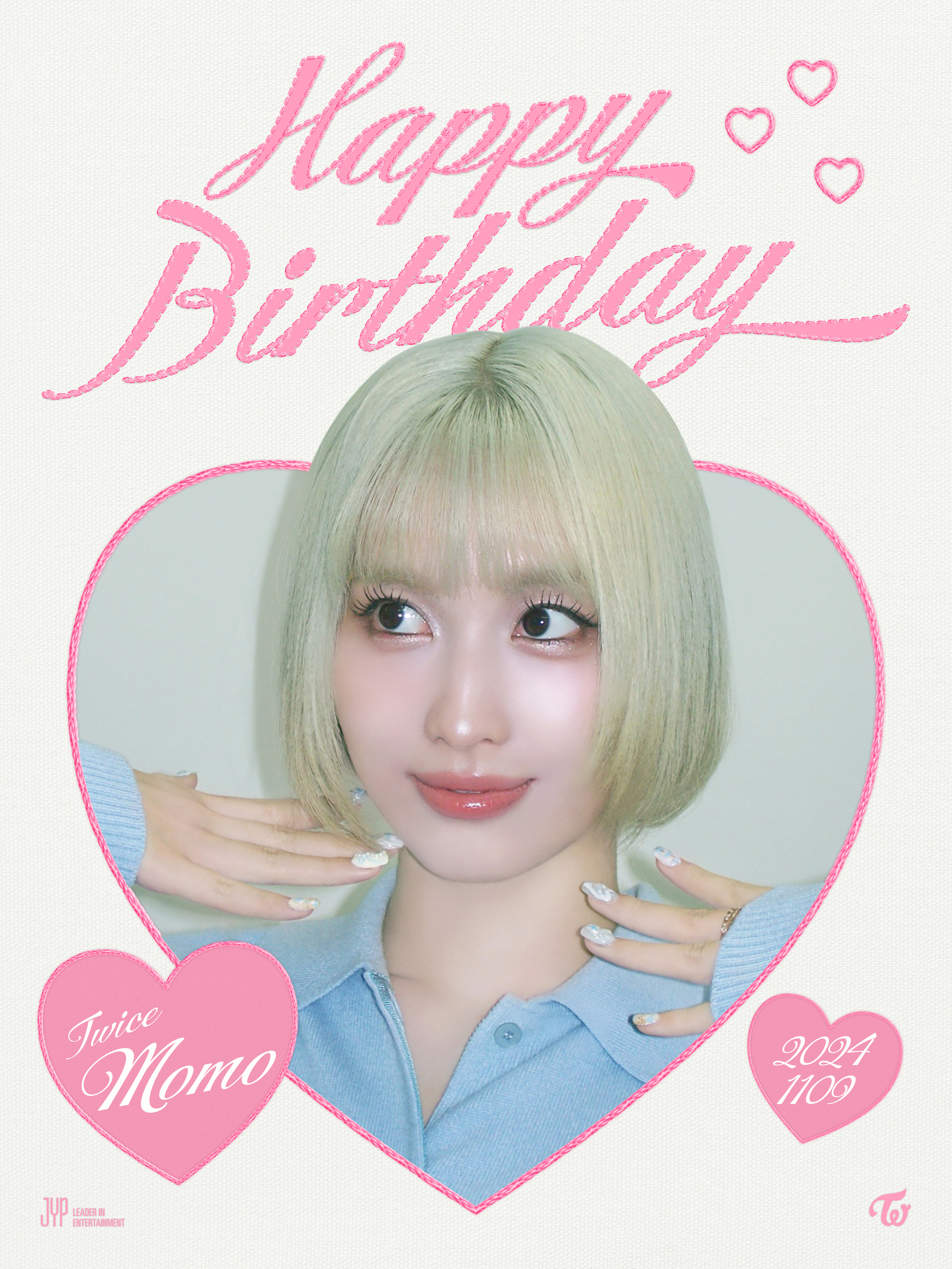 TWICE SSJYP 誕生日カード 2024 サイン入りモモ TWICE : Notice